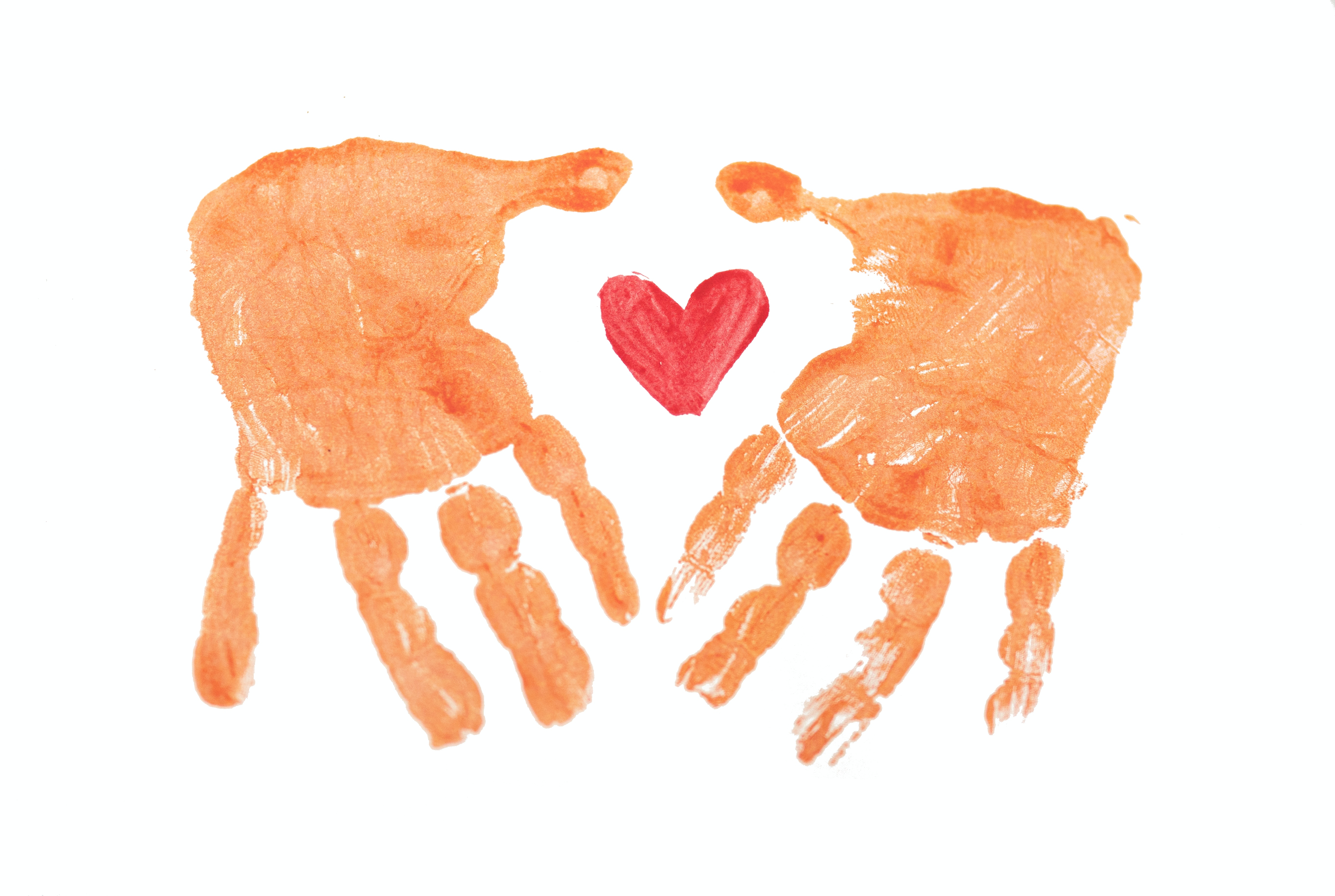 Hands with heart