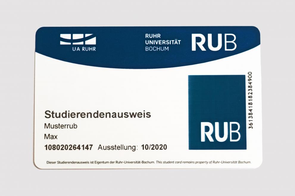 Studierendenausweis mit RUB Logo