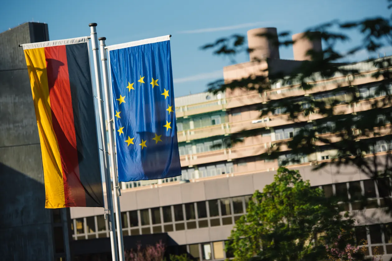 Flaggen Deutschland Europa