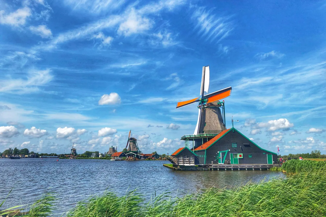 Windmühle in den Niederlanden