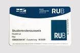 Studierendenausweis mit RUB Logo