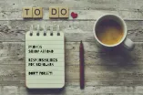 Cup of Coffee with Note Pad (to Do)