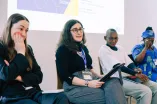 Panelist speaking at the Academic Freedom Forum