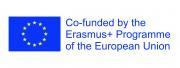 EU Flag, beneficiaries of Erasmus+ programme of the EU