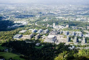 Luftaufnahme vom RUB-Campus