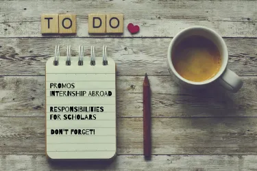 Cup of Coffee with Note Pad (to Do) 