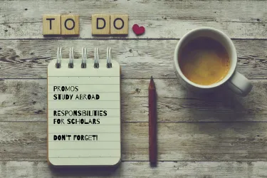 Cup of Coffee with Note Pad (to Do)