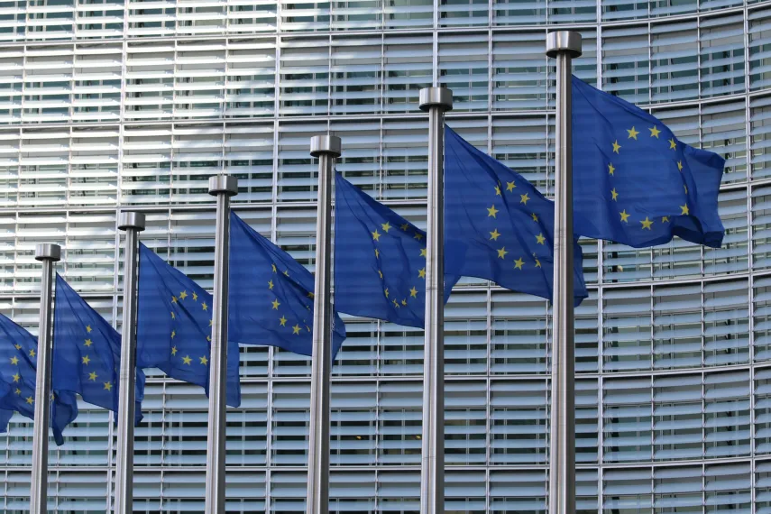 Europa-Flaggen