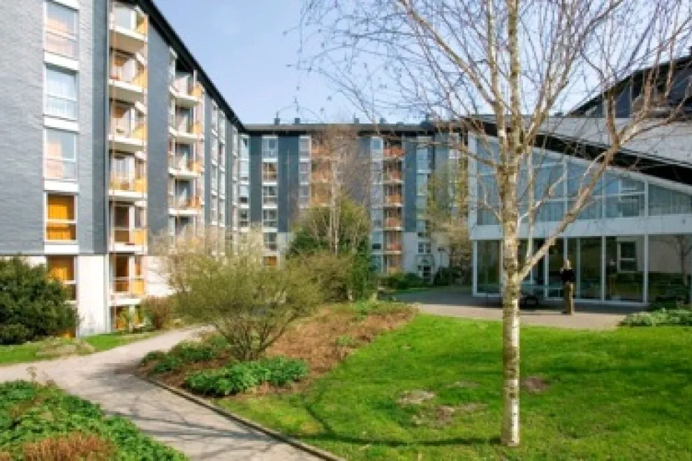 Das Bild zeigt das Europahaus.