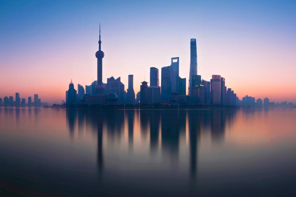 China Shanghai Skyline