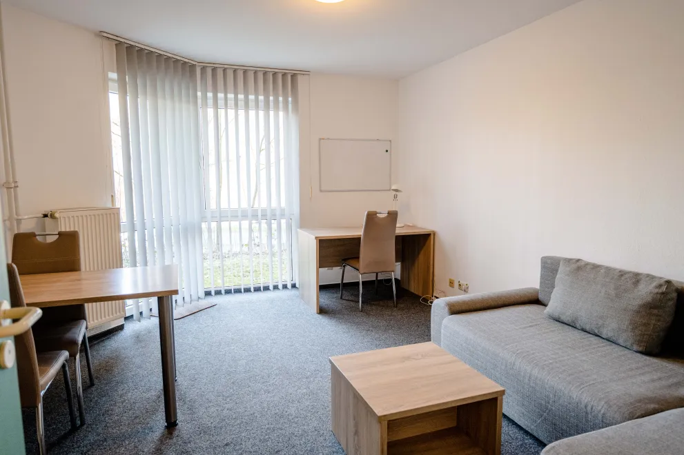 2-Raum-Apartment Wohnzimmer
