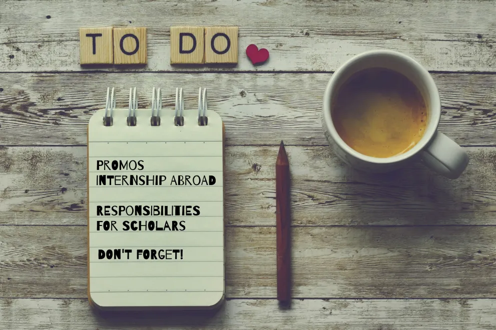 Cup of Coffee with Note Pad (to Do) 