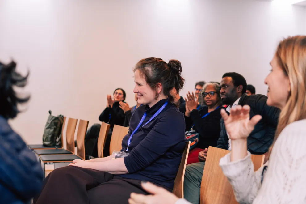 A Woman from the audience at the Academic Freedom Forum